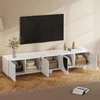 Lowboard, TV-Schrank, Fernsehtisch, Fernsehschrank für Wohnzimmer, matt, stehend Bild 3
