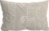biberna Melange-Flanell Bettwäsche 0840520 TIERE, kitt, 1x 100x135 cm + 1x 40x60 cm Bild 3