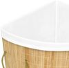 vidaXL Eck-Wäschekorb Bambus 60 L 320759 Bild 5