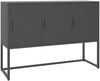 vidaXL Sideboard Anthrazit 105x35x75 cm Stahl 335870 Bild 2