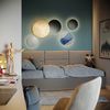 s.luce Cloud indirekte LED Wandlampe & Deckenleuchte Blattgold Ø 40cm Bild 4
