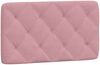vidaXL Bett mit Matratze Rosa 90x190 cm Samt 3208633 Bild 5