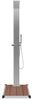 vidaXL Gartendusche mit Bodenelement WPC Edelstahl 3051287 Bild 5