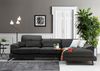 Ecksofa, 'Frido', 92 x 190 x 308, Anthrazit Bild 3