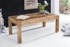 Couchtisch 110 x 60 x 47 cm Massiv-Holz Mango Natur, Landhaus-Stil Wohnzimmertisch Rustikal Kaffeetisch, Massivholztisch Wohnzimmer Bild 3