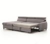 AX LIVING Klein Sofa mit Schlaffunktion Olettio Mini 260 cm Grau L Bild 4