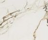 Esstisch Edge 300x100 Keramik Calacatta Luxe Weiß-Gold-Grau Spider Flachstahl Schwarz Bild 3