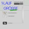 Bestlivings Gardinenschiene ( Weiß ) 90cm 1-läufig Bild 2