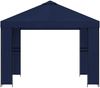 vidaXL Pavillon 3 x 3 m Blau Polyester und Stahl 190 gsm 900355 Bild 4