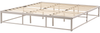 Bett ohne Kopfteil Metall VIRY 180 x 200 cm Hellbeige Bild 5