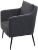 Lounge-Sessel HWC-H93a, Sessel Cocktailsessel Relaxsessel ~ Stoff/Textil dunkelgrau Bild 3