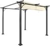 Primaster Raffpavillon 300 x 300 cm Kairo Beige Pavillon Gartenpavillon Bild 2