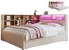 SeedWave Polsterbett Modernes Tagesbett Schlafsofa Funktionsbetten, 90×200/140×200 CM, Inkl. USB & Typ-C Ladeanschluss, Ausziehbett: 90 x 190 cm Bild 4