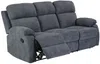 Vente-unique - TOLZANO Couchgarnitur mit Sessel Stoff Grau - B 96 cm x H 100 cm x L 201 cm91 cm Bild 5