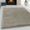 Hochflor Teppich Sima Läufer - 60x110 cm - Natur Bild 2