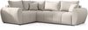 AX LIVING Malatya L Ecksofa mit Schlaffunktion Sofa L Beige 235 cm L Bild 2