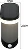 2er SET Solar Wandleuchte mit Bewegungsmelder & dezentem Dauerlicht Bild 4
