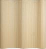 Homestyle4u Paravent Raumteiler, Bambus, natur, 250 x 0,3 x 200 cm (BxTxH) Bild 2