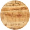 vidaXL Couchtisch Ø68x43 cm Raues Mangoholz 320794 Bild 4
