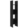 vidaXL Bücherregal Schwarz Eichen-Optik 40 x 35 x 180 cm Holzwerkstoff 875020 Bild 2