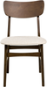 Esszimmerstuhl 2er Set ANOKA Holz Dunkelbraun Beige Bild 5
