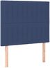 vidaXL Boxspringbett mit Matratze Blau 90x190 cm Stoff 3136723 Bild 5