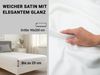 ZOLLNER Spannbettlaken, Satin, Gummizug: an den Ecken, 180x200 cm, 100% Baumwolle Bild 3