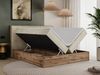 Boxspringbett, Schlafzimmerbett, Bettkasten - BELLISSIMO - 160 x 200 cm - Beige Velvet - H3 Bild 3