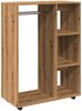vidaXL Kleiderständer Artisan-Eiche 80x40x110 cm Holzwerkstoff 856669 Bild 2