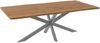 Esstisch Baumkante Holz-Optik Wildeiche 220 x 100 Spider-Gestell silber JOSY 142463956 Bild 2