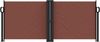 vidaXL Seitenmarkise Ausziehbar Braun 100x600 cm 4004584 Bild 3