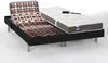 Vente-unique - Relaxbett elektrisch mit Tellermodulen - Matratzen 100% Latex mit 3 Zonen - 2 x 70 x 190 cm - Schwarz - JUPITER von YSMÉE Bild 2