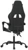 vidaXL Gaming-Stuhl Drehbar Schwarz und Weiß Kunstleder 349572 Bild 5