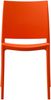 CLP 2er Set Gartenstühl Meton mit Lehne stapelbar wetterfest UV-beständig bis 150 kg,orange Bild 4
