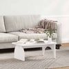 vidaXL Couchtisch Weiß 80 x 50 x 31 cm Massivholz Kiefer 873518 Bild 4