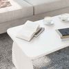 vidaXL Couchtisch Weiß 80 x 50 x 31 cm Massivholz Kiefer 873518 Bild 5