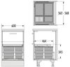 Hailo Abfallsammler 3201642 Allegro 345 Einsatz 2x 8 + 2x18 L Hellgrau Bild 2