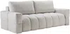 Vente-unique - ISSORO Sofa Stoff Grau - B 107 cm x H 107 cm x L 252 cm Bild 5