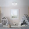 Briloner Leuchten LED Deckenleuchte 3320016, LED fest integriert, 2700K - Extra-Warmweiß, Deckenlampe, 28x6,5cm, Weiß, 12W, Wohnzimmer, Schlafzimmer, Küche Bild 3