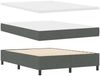 vidaXL Boxspringbett mit Kissen Dunkelgrau 160 x 200 cm Stoff 3344003 Bild 4