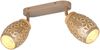 Reality Leuchten Spotbalken Bidar R81572065, Metall Coffee, exkl. 2x E14 Bild 2