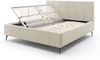 Polsterbett Lizzano mit Bettkasten - Stoff Beige Bild 4