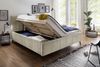 Polsterbett Lizzano mit Bettkasten - Stoff Beige Bild 2