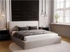 GrainGold Polsterbett mit Bettkästen MONACO, Modern Bett mit Kopfteil - 180x200 cm, Hellgrau (1x Bett) Bild 4