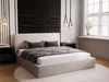 GrainGold Polsterbett mit Bettkästen MONACO, Modern Bett mit Kopfteil - 180x200 cm, Hellgrau (1x Bett) Bild 5