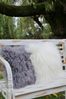 Lammfellkissen - TIBET GRAU mit Inlett Bild 5