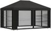 vidaXL Garten Pavillon mit Seitenwänden 4 x 3 m Anthrazit 900387 Bild 3