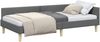 vidaXL Eckbettgestell Dunkelgrau 90 x 190 cm Stoff 42016110 Bild 2