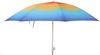 Meinposten Sonnenschirm Strandschirm Balkonschirm UV Schutz 50+ blau gelb 155 cm bunt, abknickbar Bild 2