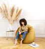 Sitting Point Sitzsack Marla XXL Samt senf Bild 3